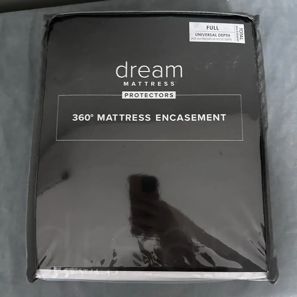 Dream Full Mattress Encasement 360 Zippered Protector 15
